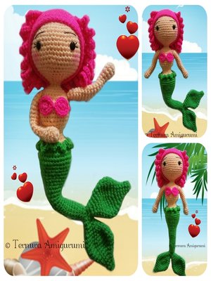 cover image of Crochet pattern Floppy  the mermaid